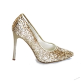 Zlatá dámska spoločenská obuv