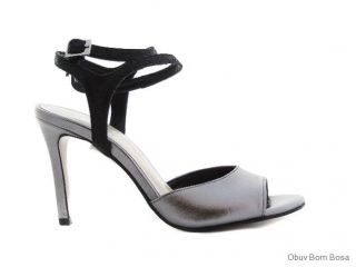 Oceľové dámske kožené sandále
